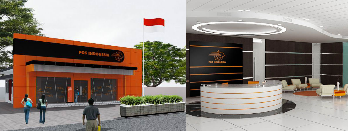 image: pos indonesia retail identity